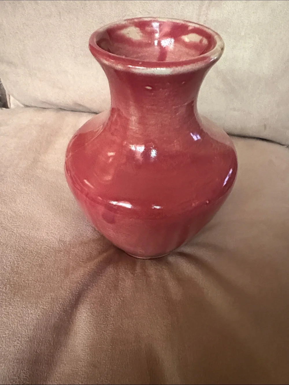 Mauve Ceramic Decorative Vase -HHL Pottery Co.